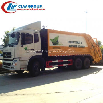 Tout nouveau camion compacteur d&#39;ordures Dongfeng LHD / RHD 18cbm